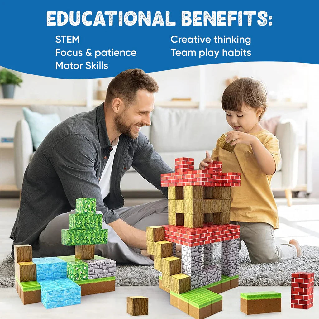 Retronized™ STEM Learning Magnetic Building Blocks